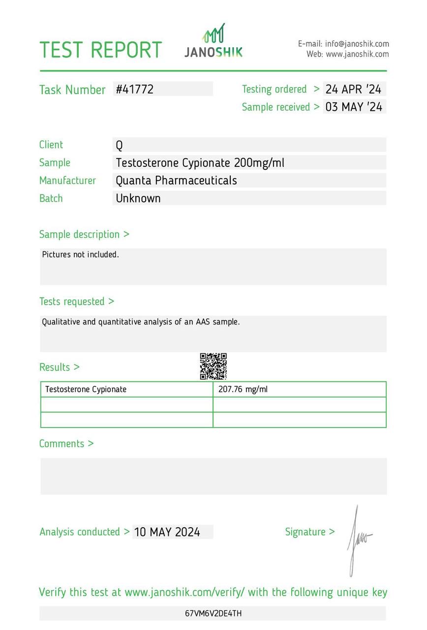 Quanta Pharma Testosterone Cypionate - Image 5