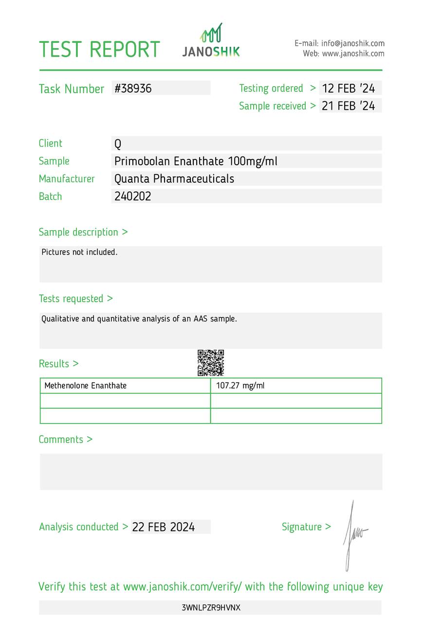 Quanta Pharma Primobolan 100mg - Image 6
